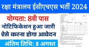 ECHS Vacancy: 8वीं पास युवाओं के लिए बिना परीक्षा ईसीएचएस ने निकाली भर्तीयां, 8वी पास को मौका, सैलेरी होंगी 75,000