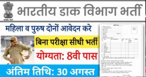 Indian Post Office Vacancy 2024: 8वीं पास के लिए भारतीय डाक विभाग में निकली भर्तीयां, ₹63,000 से ज्यादा सैलरी