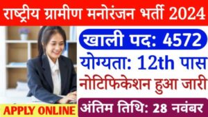 National Rural Computer Operator Vacancy 2024: NRRMS द्वारा 4572 पदो पर जारी भर्ती नोटिफिकेशन, 12वी पास योग्य