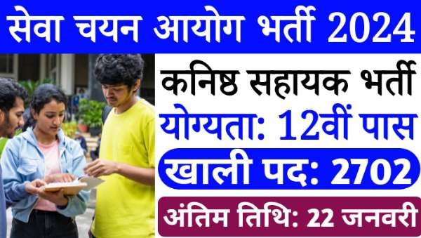 UPSSSC Junior Assistant Vacancy 2024-25: कनिष्ठ सहायक के 2702 पदों पर भर्ती नोटिफिकेशन जारी, 12वीं पास योग्य