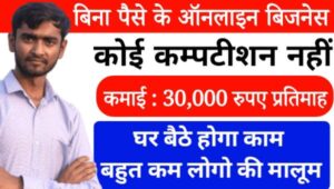 Online Business Idea: बिना पैसे के ऑनलाइन बिजनेस लाखो रूपए की कमाई, Zero Investment कोई कम्पटीशन नहीं