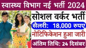 CMOH Health Department Vacancy 2024: स्वास्थ्य विभाग में कुक समेत अन्य पदों पर निकली भर्तीयां, आवेदन शुरू 