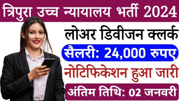 Tripura High Court LDC Vacancy 2024: त्रिपुरा उच्च न्यायालय में क्लर्क समेत अन्य पदों पर निकली भर्ती