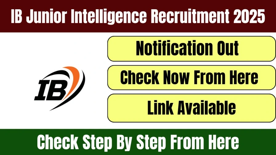 IB Junior Intelligence Officer Grade II Recruitment 2025