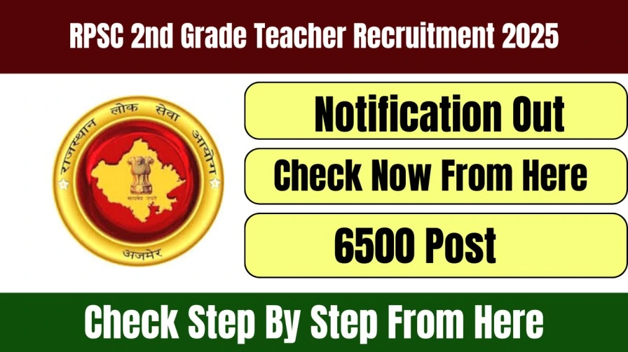 RPSC 2nd Grade Teacher Recruitment 2025