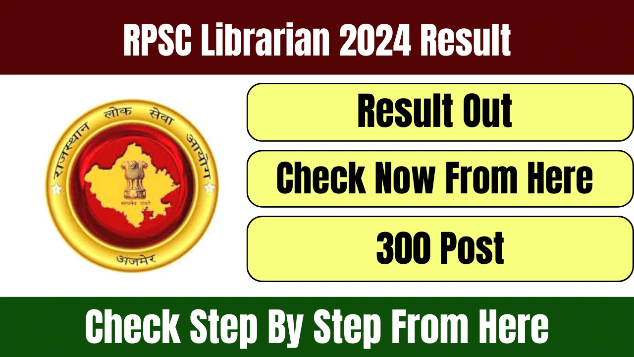 RPSC Librarian 2024 Result