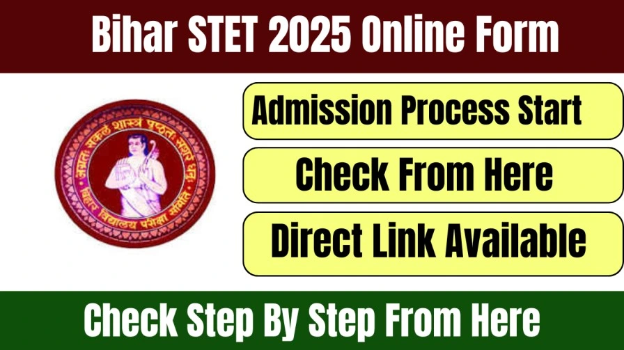 Bihar STET 2025 Online Form